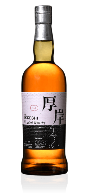 厚岸ブレンデッド<br />
ウイスキー<br />
雨水